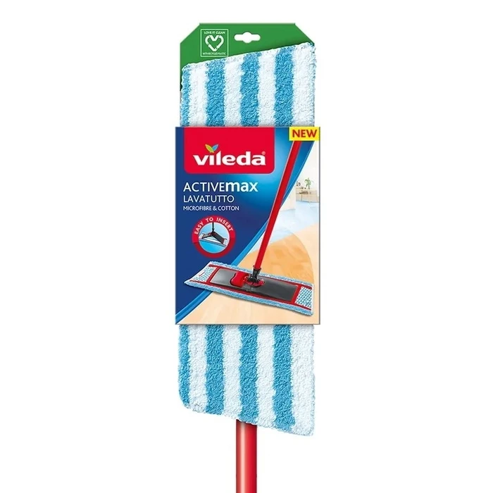 Vileda Active Max Επίπεδη Σφουγγαρίστρα - Λευκό