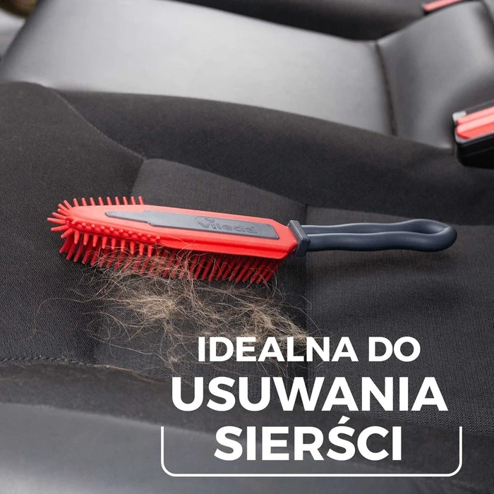 Vileda PET PRO Electrostatic Brush for Pet Hair (Red/Black)