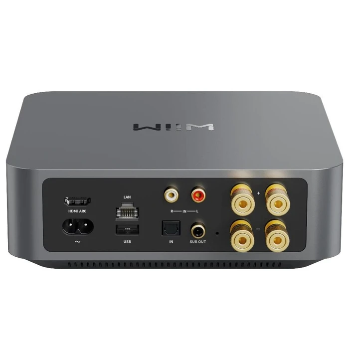 WiiM Amp Στερεοφωνικός Streaming Ενισχυτής - Σκούρο Γκρι