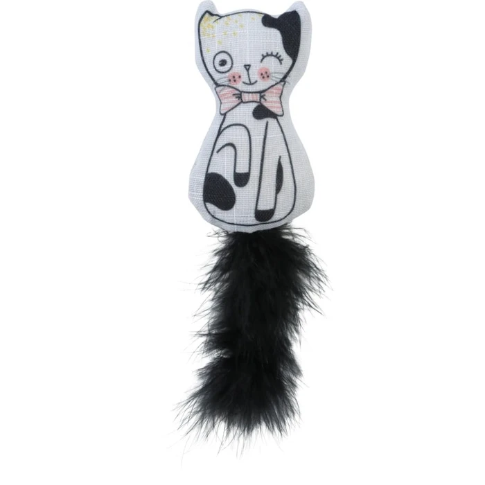 ZOLUX Chatouille Cat Toy with Feathers and Catnip - 13 cm