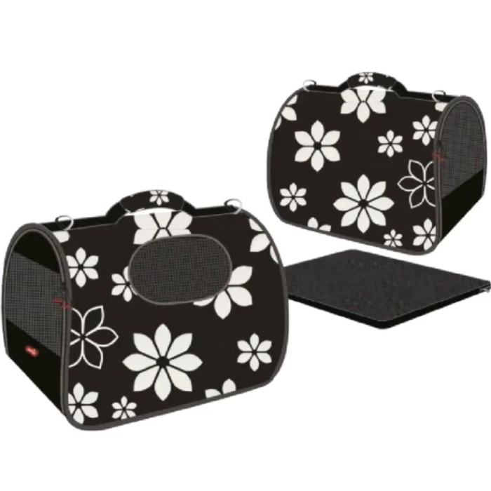 ZOLUX Nomad Flower M μεταφερόμενη τσάντα κατοικιδίου για γάτες και μικρά σκυλιά