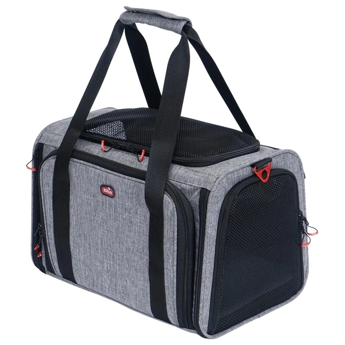 ZOLUX NOMAD M τσάντα μεταφοράς για σκύλο και γάτα με έξτρα χώρο, 44×28×28 cm