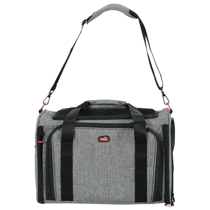 ZOLUX NOMAD M τσάντα μεταφοράς για σκύλο και γάτα με έξτρα χώρο, 44×28×28 cm