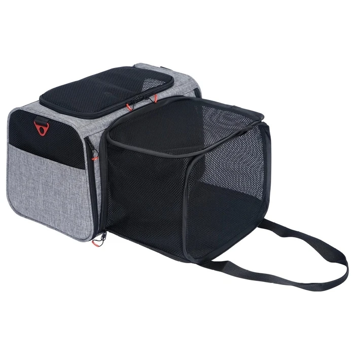 ZOLUX NOMAD M τσάντα μεταφοράς για σκύλο και γάτα με έξτρα χώρο, 44×28×28 cm