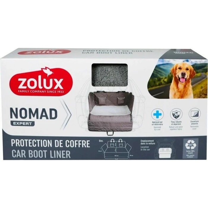 ZOLUX Nomad κάλυμμα πορτμπαγκάζ για σκύλο - Γκρι