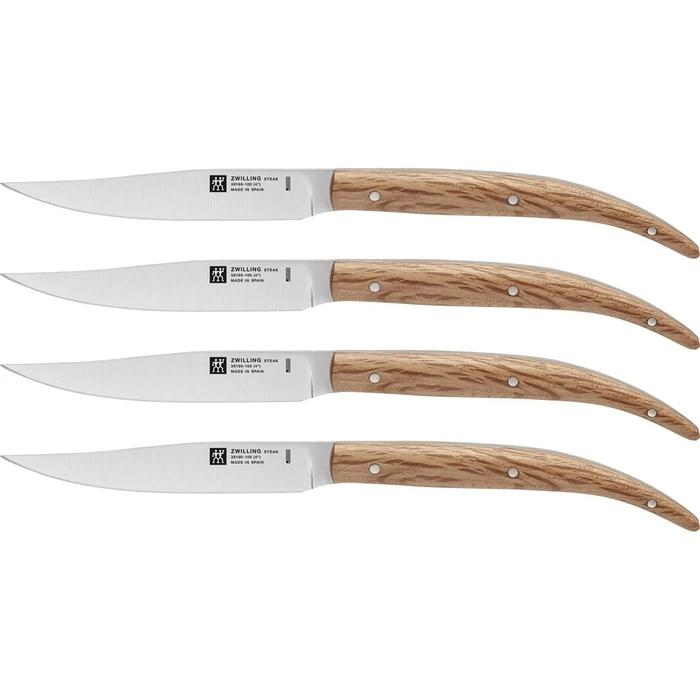 ZWILLING J.A. Henckels Σετ Μαχαιριών Steak 4τεμ. (Λαβή Ξύλινη, Λεπίδα 11 cm)