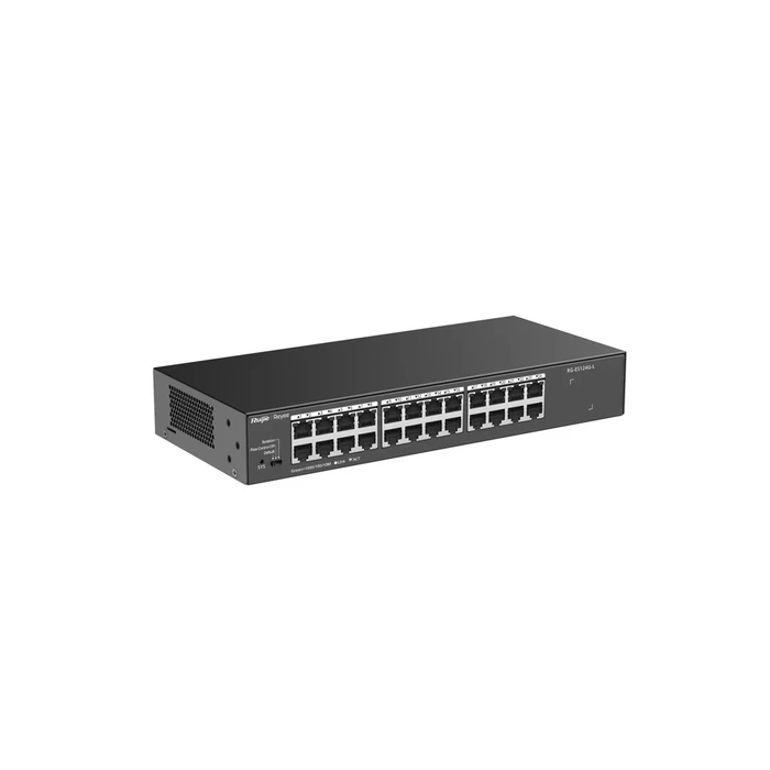 Διακόπτης Ruijie RG-ES124G-L 24 θυρών Unmanaged L2 Gigabit Ethernet (Μαύρο)