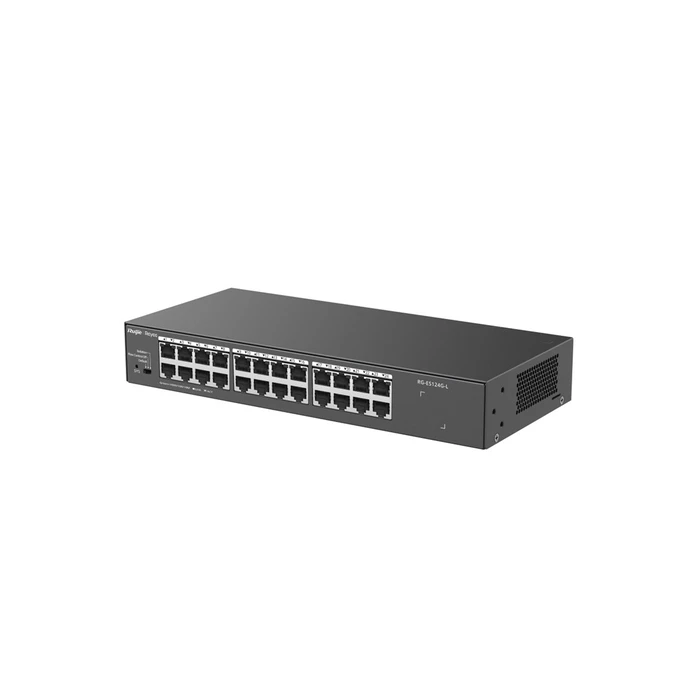 Διακόπτης Ruijie RG-ES124G-L 24 θυρών Unmanaged L2 Gigabit Ethernet (Μαύρο)