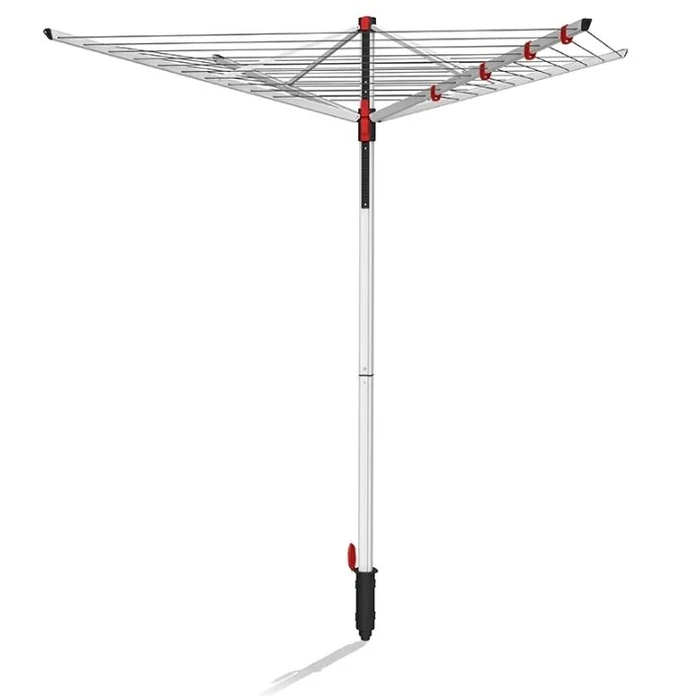 Outdoor Clothes Drying Rack Vileda Sun Lift Compact 168250, Black / White, Aluminium, 40 m