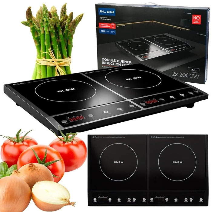 Blow Induction Cooker Double Hob 2000W + 2000W (MPN 44-046)
