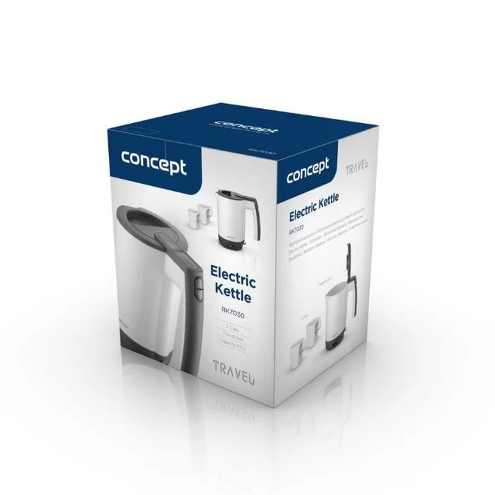 Concept RK7030 Camping Electric Kettle 0.5 L with 2 Mugs