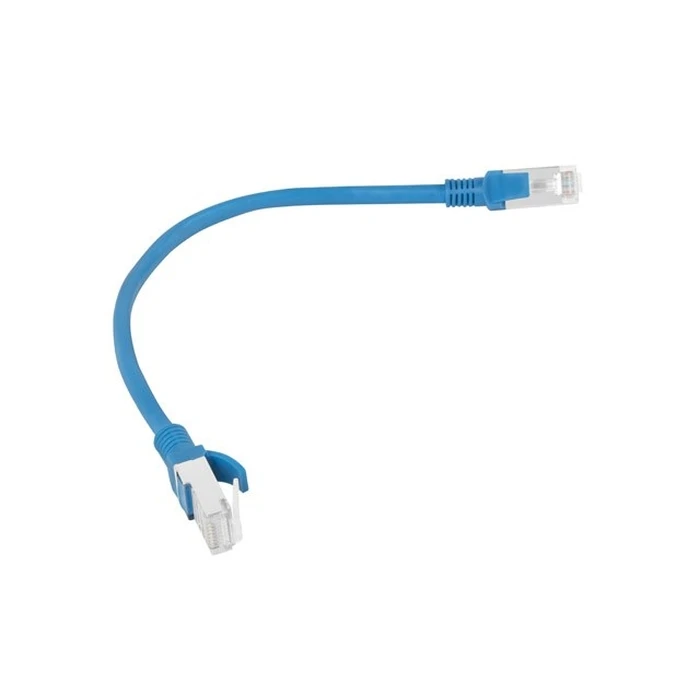 Lanberg PCU5-10CC-0025-B Cat5e U/UTP RJ-45 Patch Cable 0.25 m Blue