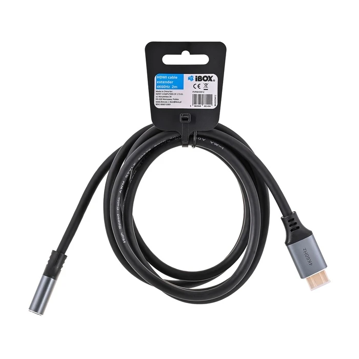 Καλώδιο επέκτασης HDMI σε HDMI 4K 2 μ. με χρυσές επαφές - iBox