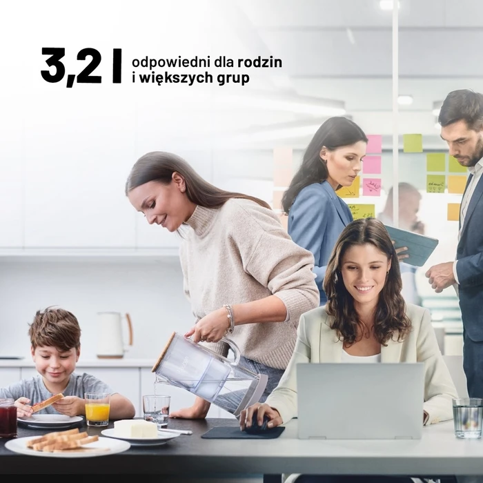 Κανάτα Φιλτραρίσματος Νερού Lauben Glass 32GW (3.2 L)