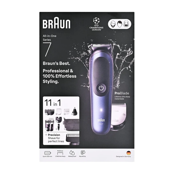 Κουρευτική μηχανή Braun All-in-One Series 7 AIO7540 - Μπλε