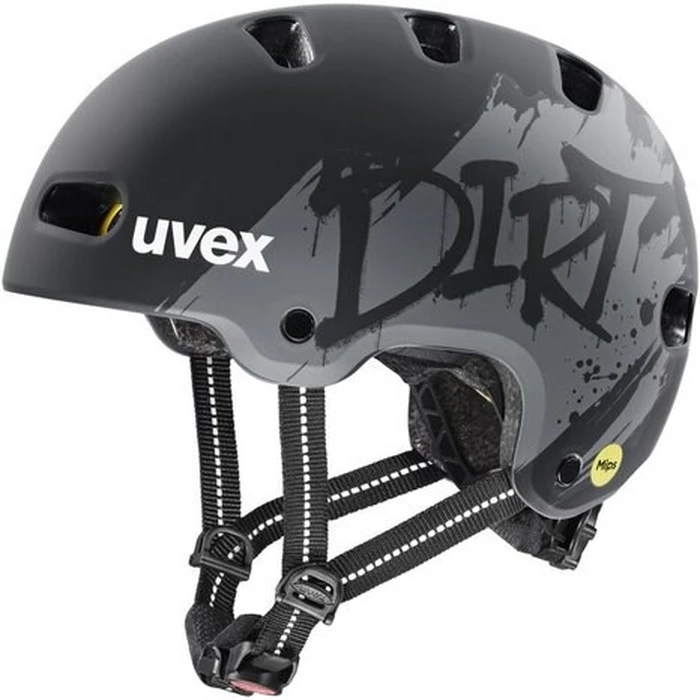 Κράνος Ποδηλασίας UVEX Kid 4 Style MIPS, Dirt Black Matt, 55-58 cm