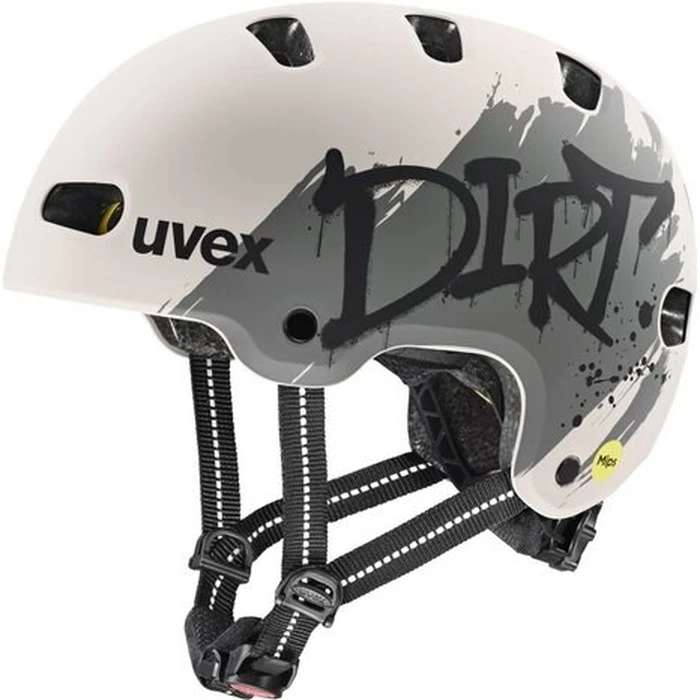 Κράνος Ποδηλασίας Παιδικό UVEX Kid 4 Style MIPS - Dirt Warm Grey