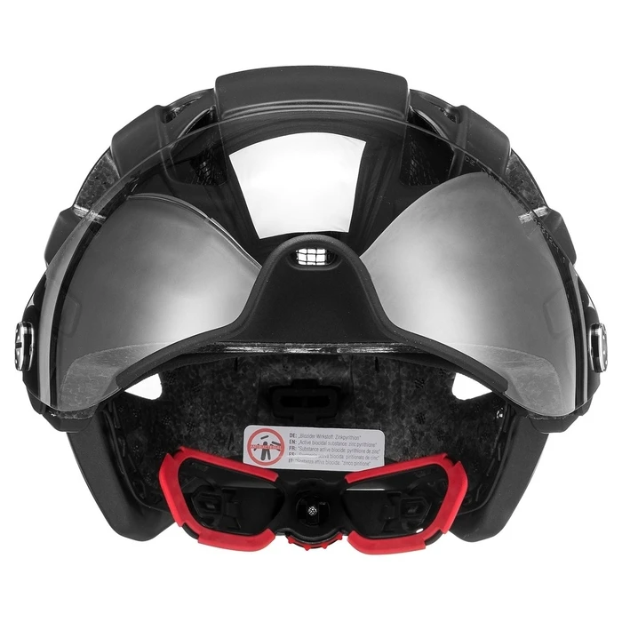 Κράνος Ποδηλάτου UVEX Finale Visor με Βιζιέρα 56-61 cm Μαύρο Ματ