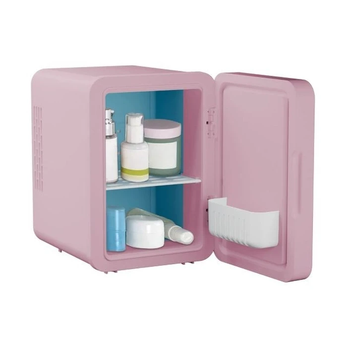 ELLE 4L Mini Fridge with LED Make-Up Mirror, Purple - Elle Home (ESDAFX04PUEU)
