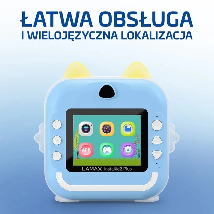Παιδική φωτογραφική μηχανή LAMAX InstaKid2 Plus, μπλε