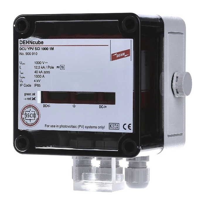 DEHNcube YPV SCI 1000 1M Type 2 Surge Protective Device for PV (1000 V DC) - single MPP