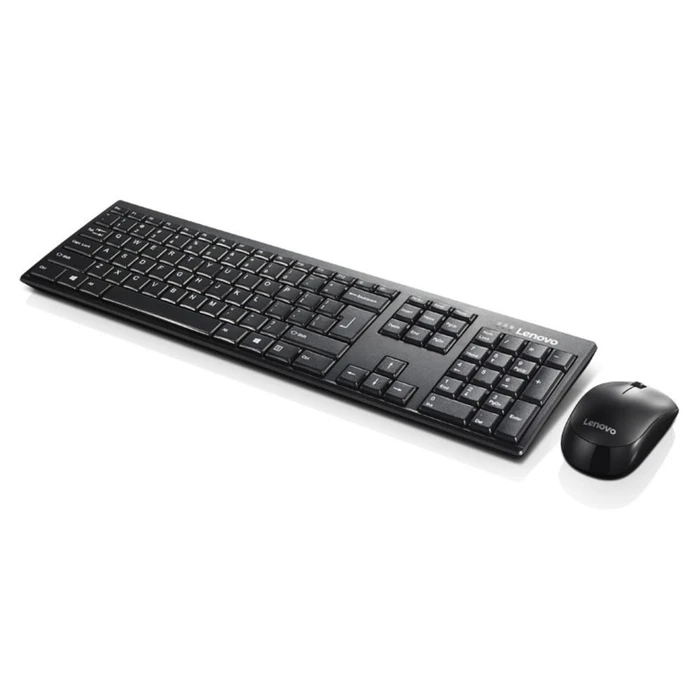 Lenovo GX30L66303 Keyboard & Mouse Set – Universal QWERTY US English, Black