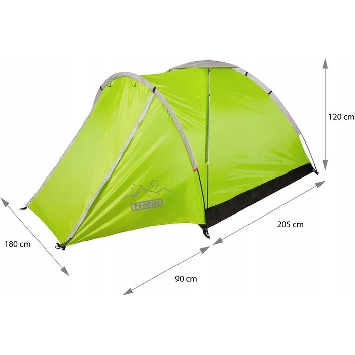 Σκηνή Camping Promis Alpenair Pro NT80 2x2m (3 ατόμων) με δίχτυ κουνουπιών