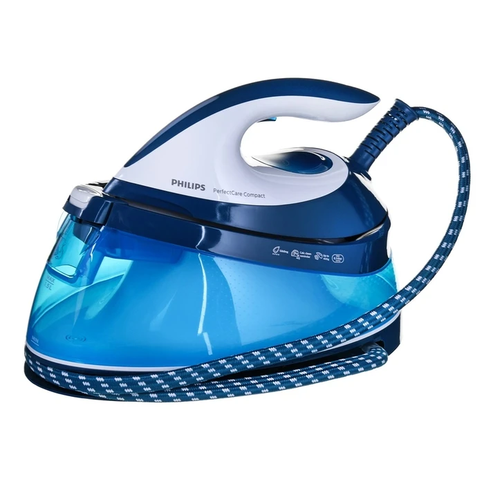 Σταθμός Ατμού Philips PerfectCare GC7840/20 2400W, 1.5L SteamGlide Μπλε/Λευκό
