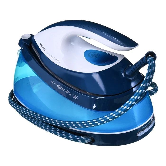 Σταθμός Ατμού Philips PerfectCare GC7840/20 2400W, 1.5L SteamGlide Μπλε/Λευκό