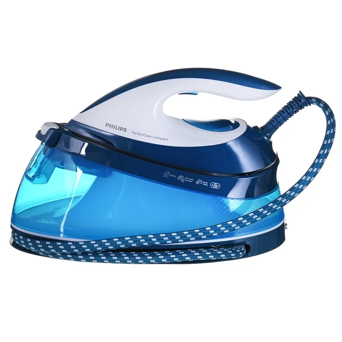 Σταθμός Ατμού Philips PerfectCare GC7840/20 2400W, 1.5L SteamGlide Μπλε/Λευκό