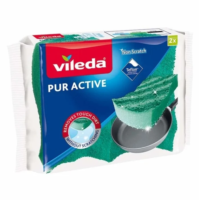 Σφουγγαράκι καθαρισμού Vileda Pur Active 2 τεμ.