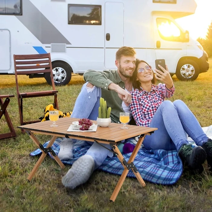 Τραπέζι camping πτυσσόμενο/ρολό Promis ST90