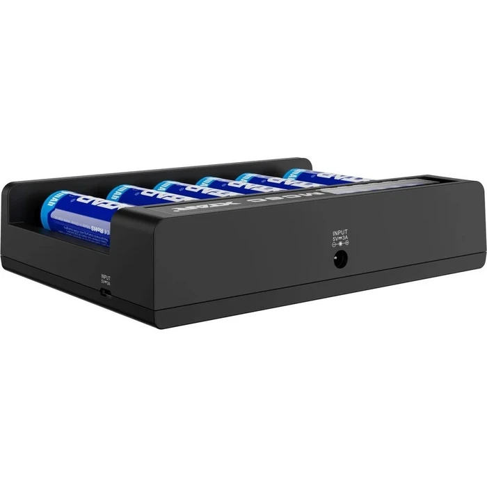 XTAR MC6C 6-Slot Li-ion Battery Charger (USB Input, LCD Display)