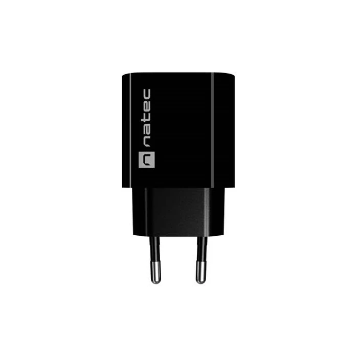 Φορτιστής Τοίχου Natec Ribera 1x USB-A 18W Μαύρος