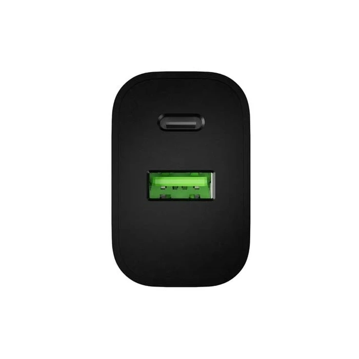 Φορτιστής Τοίχου Natec Ribera 1xUSB-A + 1xUSB-C 20W Μαύρος