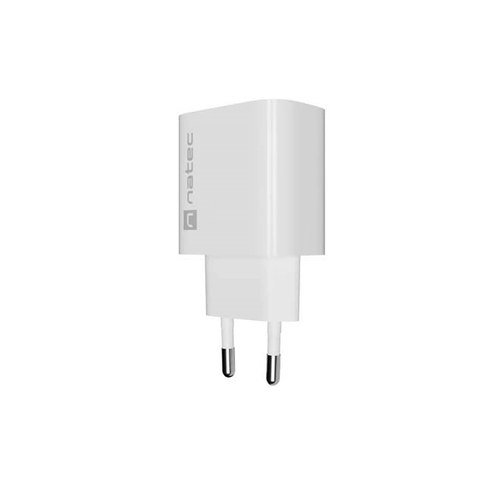 Natec Ribera Wall Charger 20W (1x USB-A + 1x USB-C) White - NUC-2396