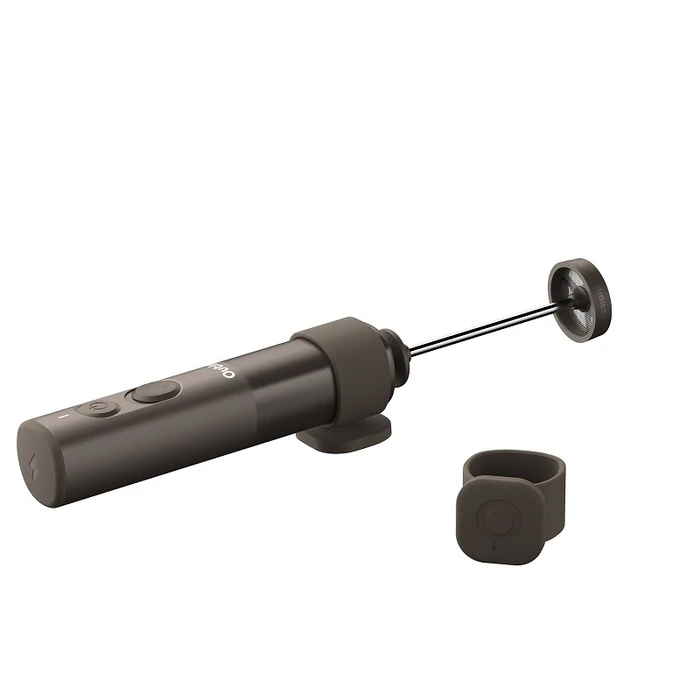 Outin OTMF-LG-01-TB Handheld Milk Frother – Dark Brown