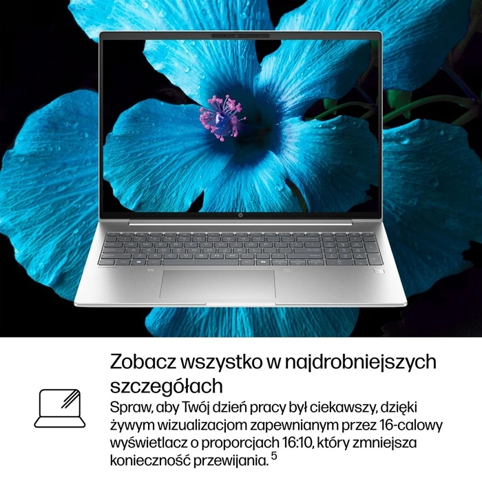 HP ProBook 4 G1i 16" WUXGA - Intel Core Ultra 5 225H, 16GB DDR5, 512GB NVMe SSD, Intel Arc 130T, Windows 11 Pro, Pike Silver, 3Y warranty