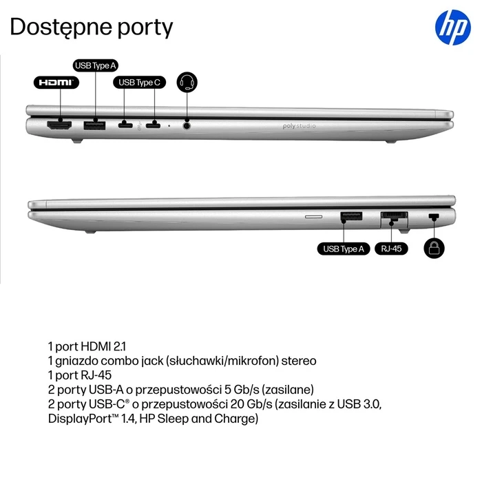 HP ProBook 4 G1i 16" WUXGA - Intel Core Ultra 5 225H, 16GB DDR5, 512GB NVMe SSD, Intel Arc 130T, Windows 11 Pro, Pike Silver, 3Y warranty