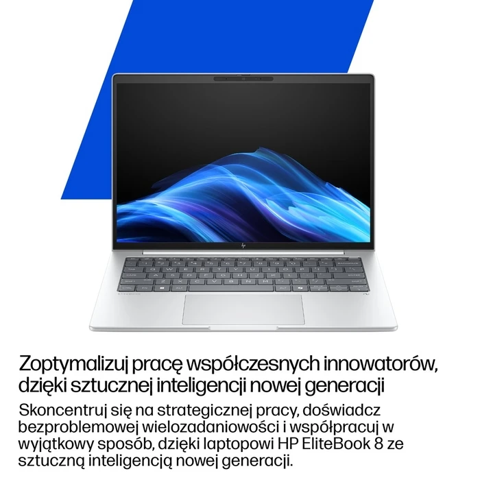 HP EliteBook 8 G1i 14" WUXGA - Intel Core Ultra 5 228V, 32GB LPDDR5x, 512GB NVMe, Intel Arc, Glacier Silver, Windows 11 Pro, 3 χρόνια εγγύηση