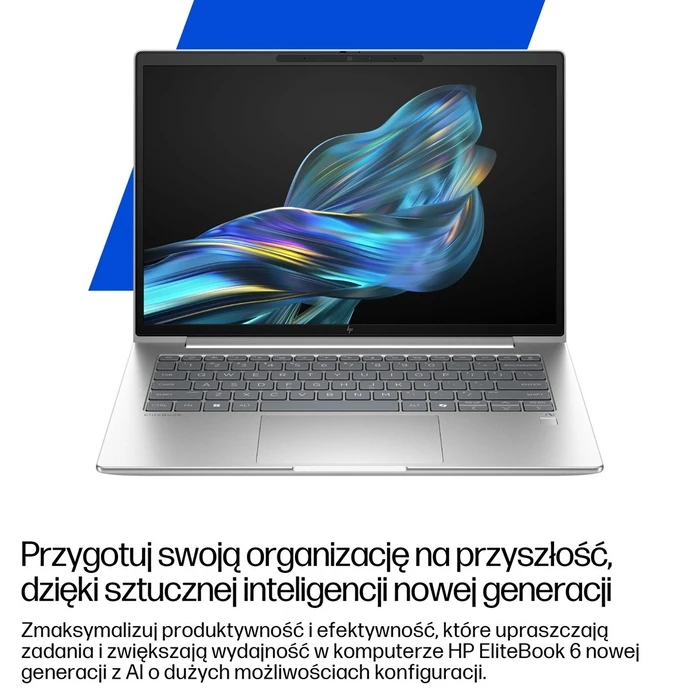 HP EliteBook 6 G1a 14" WUXGA (1920x1200) - AMD Ryzen AI 5 340, 16GB DDR5-5600, 512GB NVMe SSD, AMD Radeon 840M, Pike Silver, Windows 11 Pro, 3-year warranty