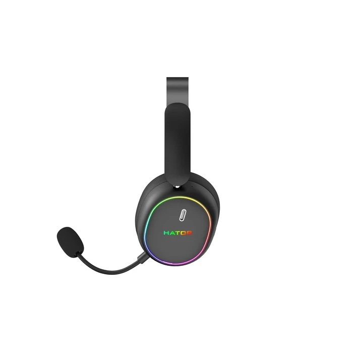 HATOR Phoenix 2 Ασύρματο Over Ear Gaming Headset Bluetooth / USB Μαύρο