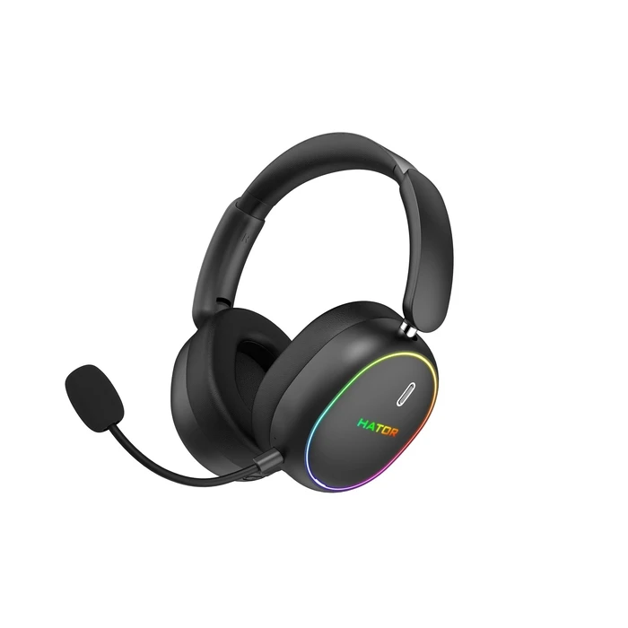 HATOR Phoenix 2 Ασύρματο Over Ear Gaming Headset Bluetooth / USB Μαύρο
