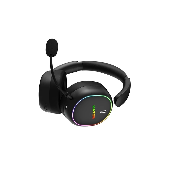 HATOR Phoenix 2 Ασύρματο Over Ear Gaming Headset Bluetooth / USB Μαύρο