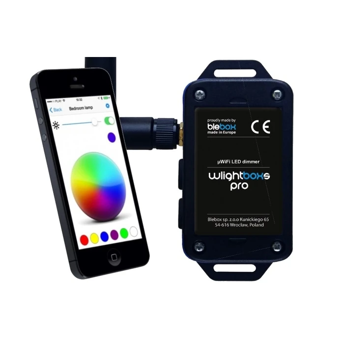 Blebox wlightboxS pro - LED Dimmer 12-24V DC με εξωτερική κεραία