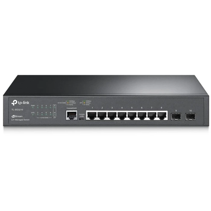 TP-LINK TL-SG3210 v1 8-Port Gigabit L2 Managed Switch with 2 SFP Slots