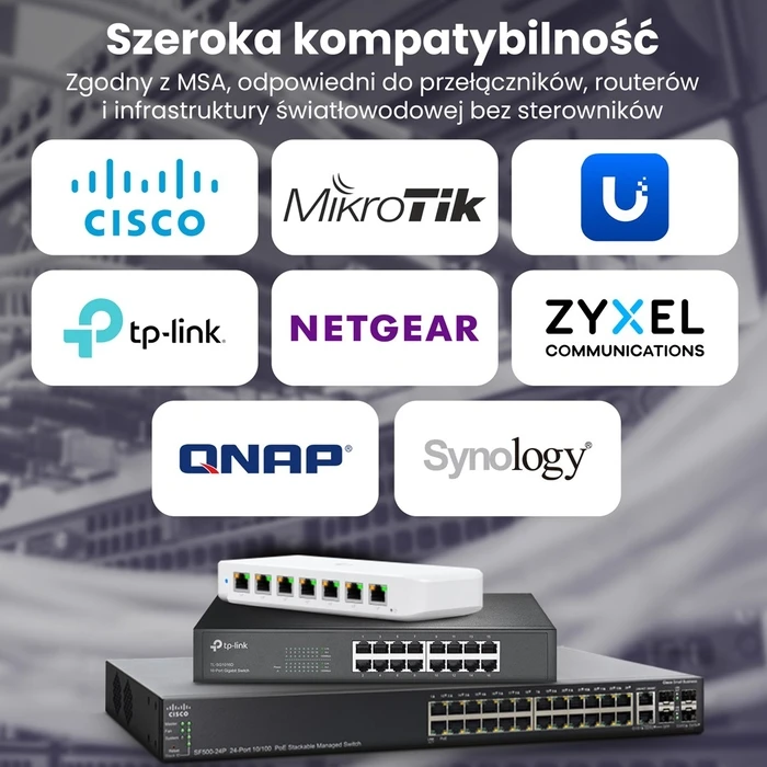 Extralink SFP+ 10G 1310nm SM LC 2km - Σετ 2 τεμαχίων