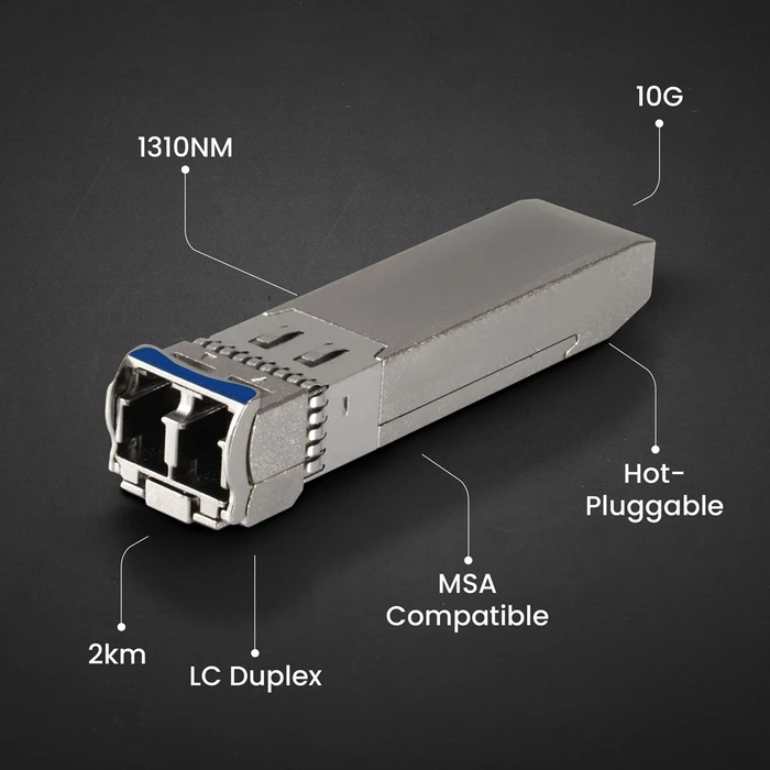Extralink SFP+ 10G 1310nm SM LC 2km - Σετ 2 τεμαχίων