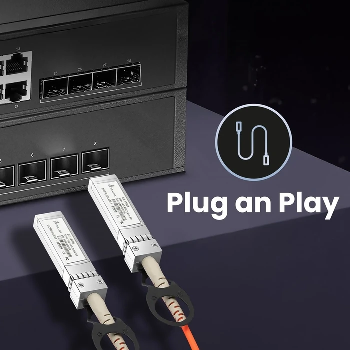 Extralink Καλώδιο Οπτικής Ίνας SFP+ 5m EX.15906