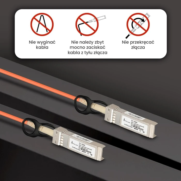 Extralink Καλώδιο Οπτικής Ίνας SFP+ 5m EX.15906